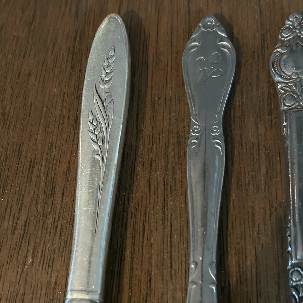 Vintage Silver-Plate Knives